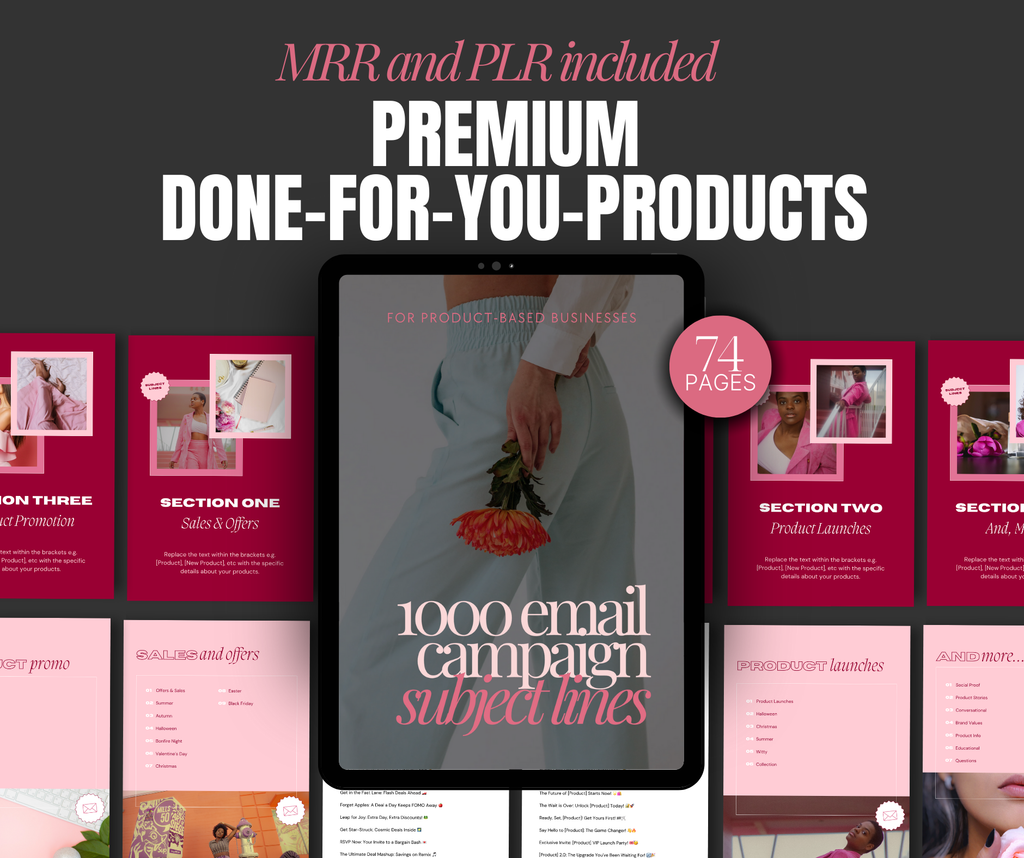 1000 Email Marketing Campaign Subject Lines