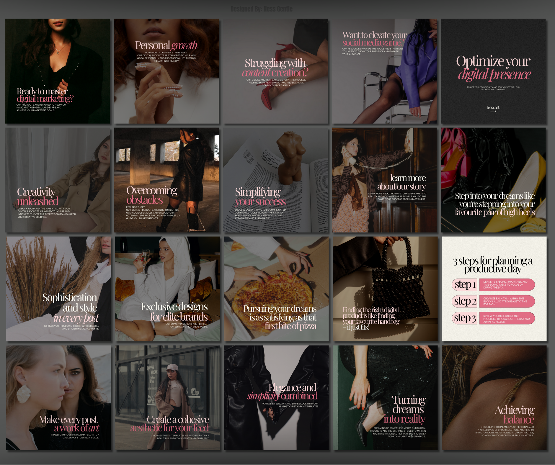 Elysian Noir Social Media Bundle